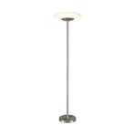 Ragna Floor Lamp White/Nickel - Lindby