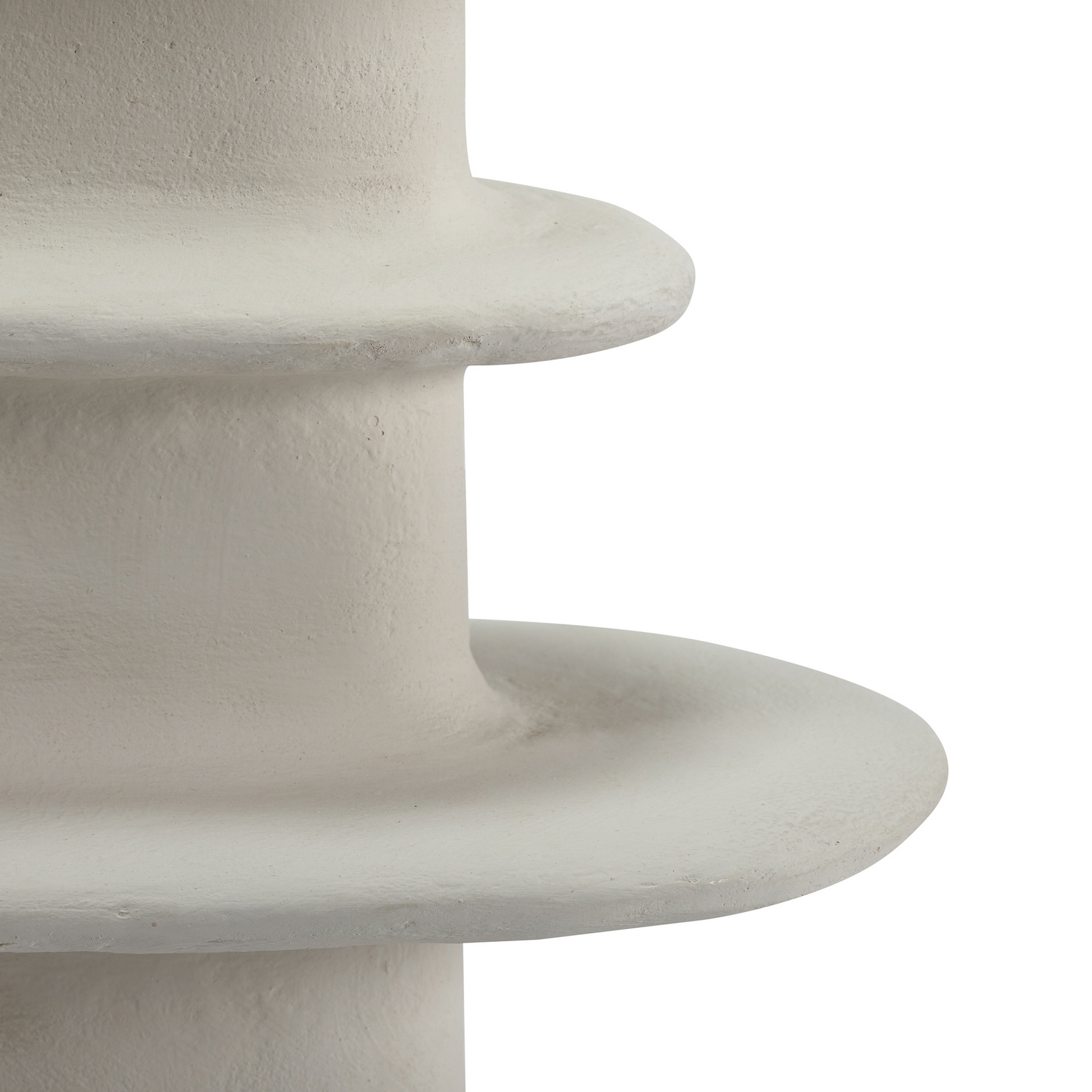 03 WHITE EARTH bordlampe, papmaché, højde 69 cm, E27 – Serax