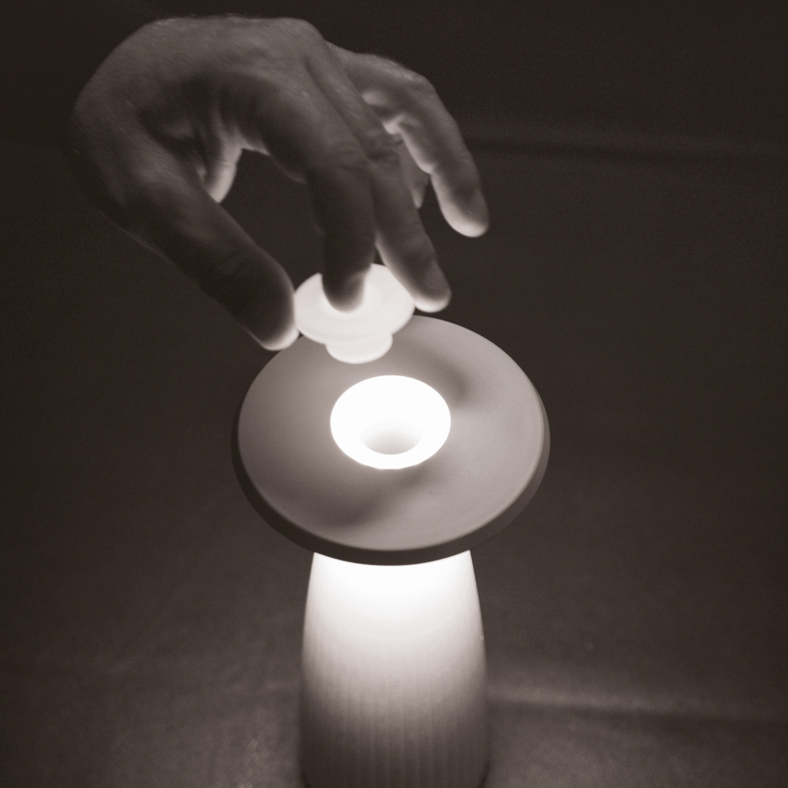 Lampe à batterie LED Nuflair, IP54, blanc neige