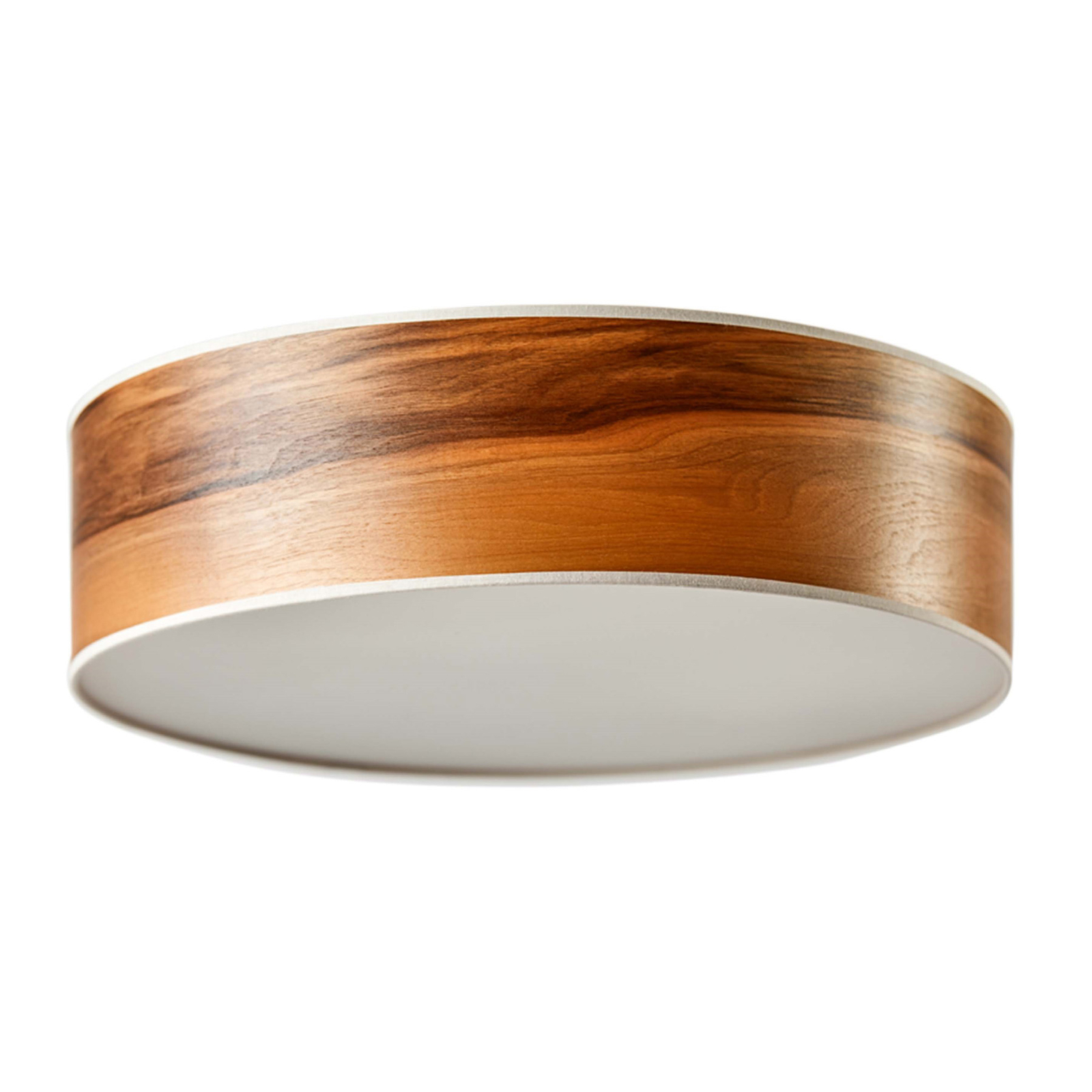 LeuchtNatur Discus lampa sufitowa 35cm orzech