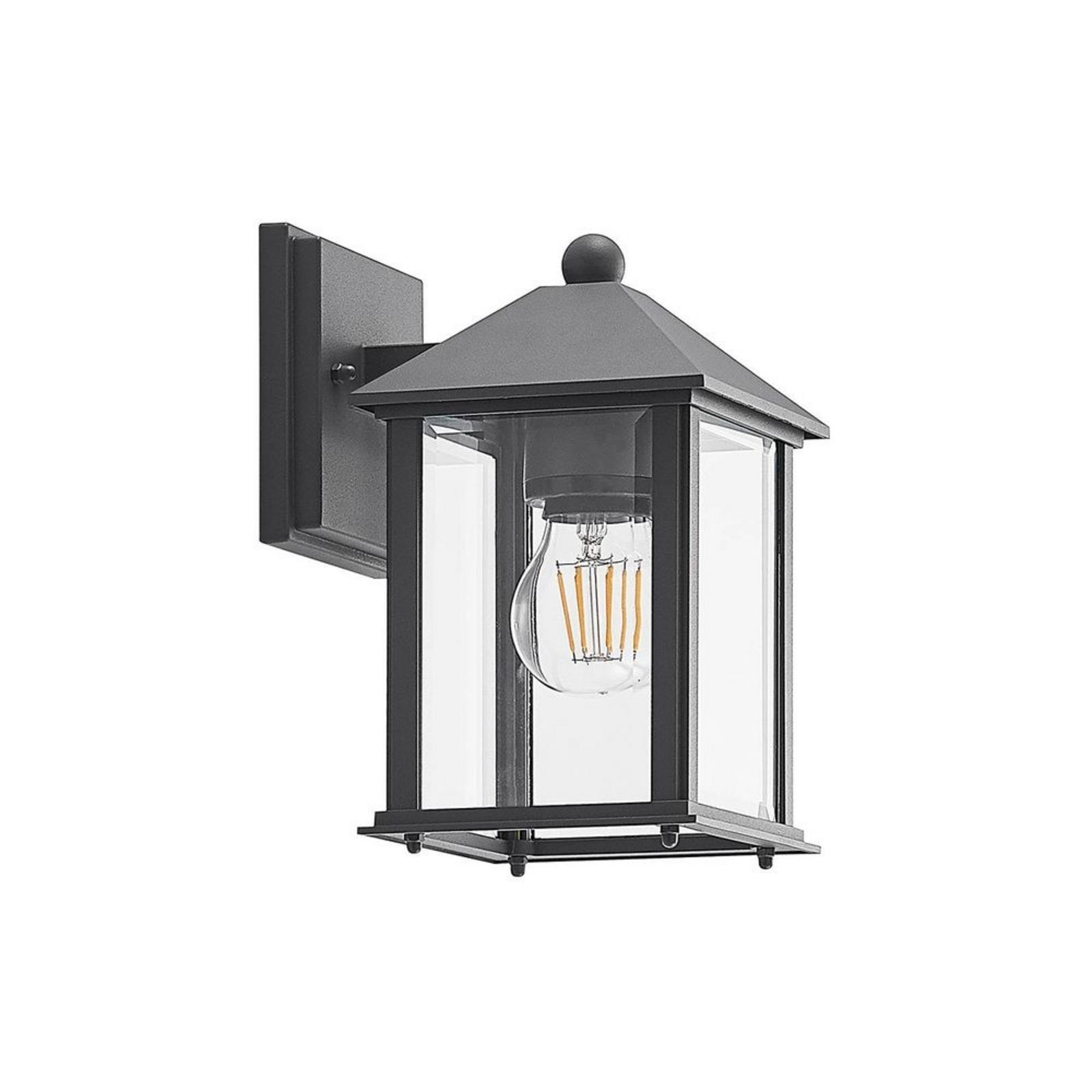 Giavanna Buiten Wandlamp H23,3 Dark Grey - Lindby