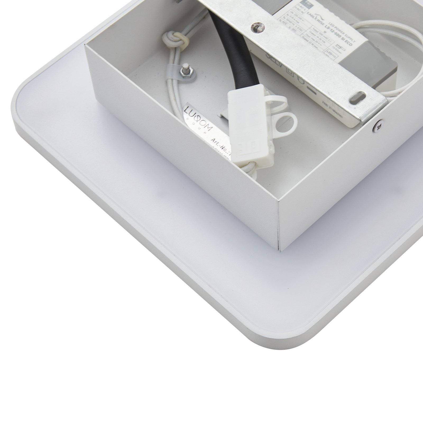 Elrik LED Seinävalaisin 22 cm Musta - Lucande