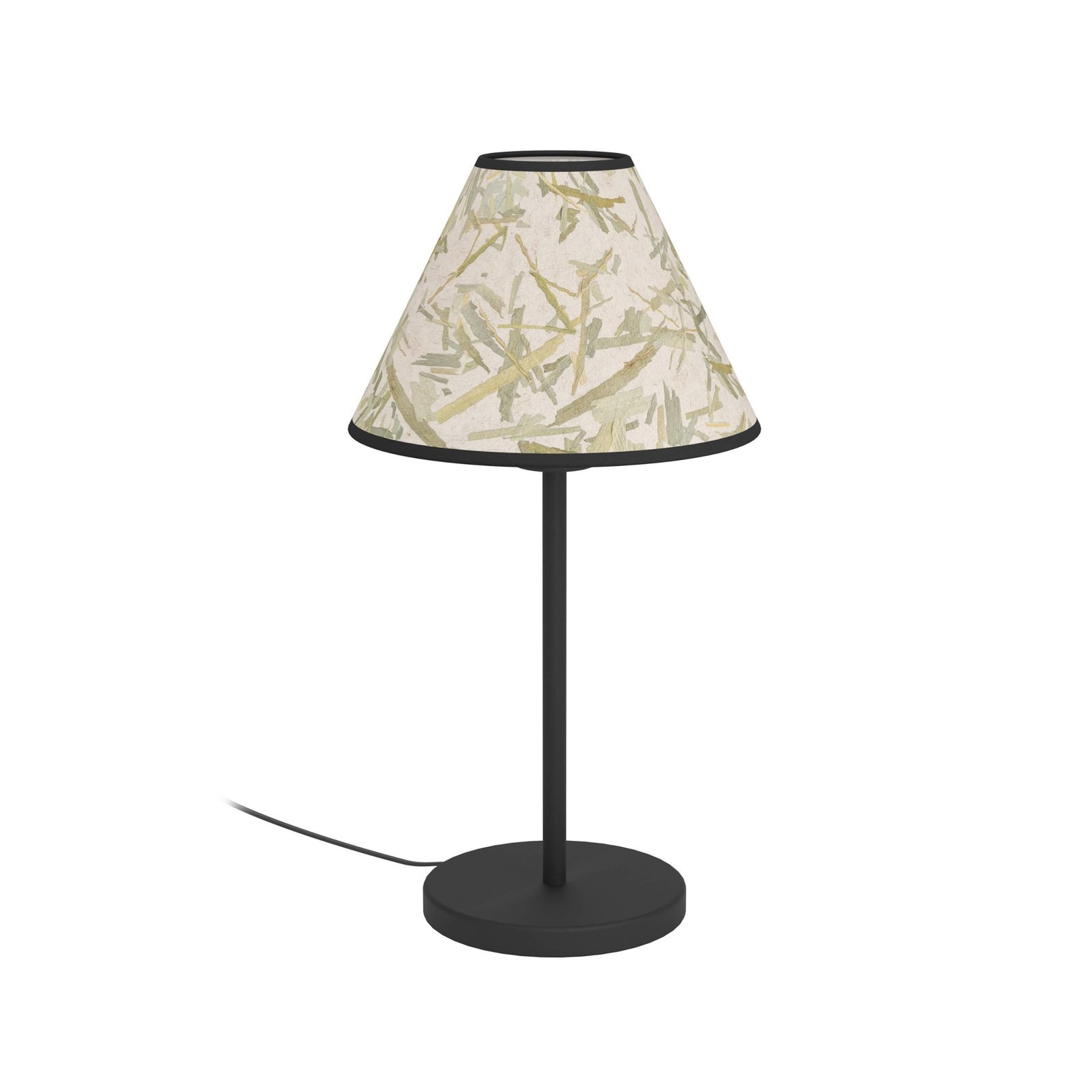 Lampe à poser Oxpark, hauteur 41,5 cm, vert/blanc/noir