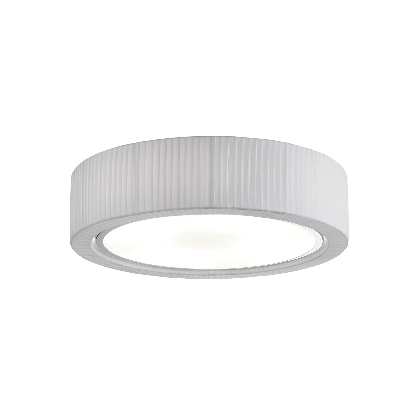 Bover lámpara LED de techo Urban, plata/blanco, Ø 60 cm