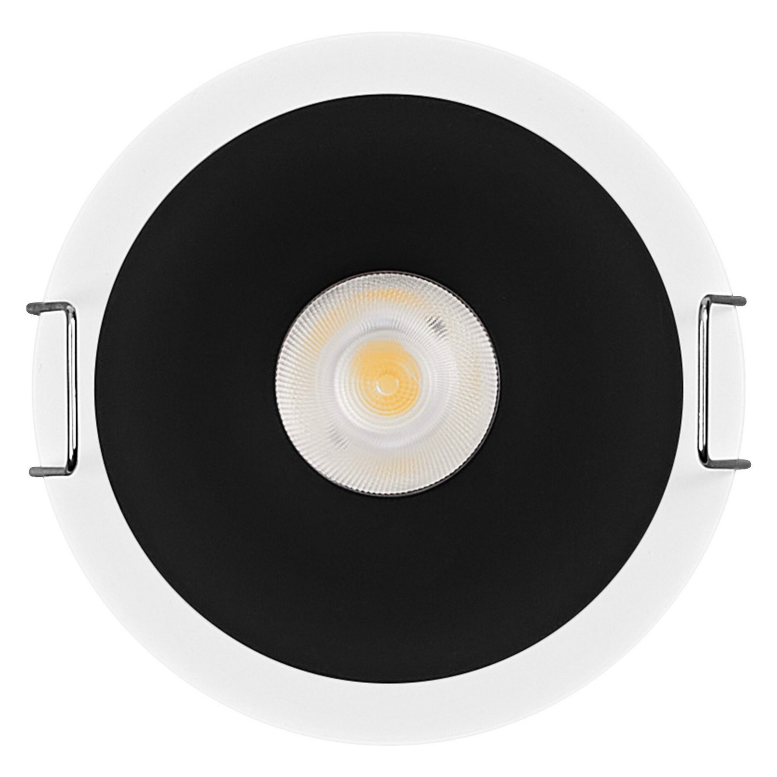 OSRAM LED-Einbauspot TWIST, weiß/schwarz, 840, Ø 7 cm Metall