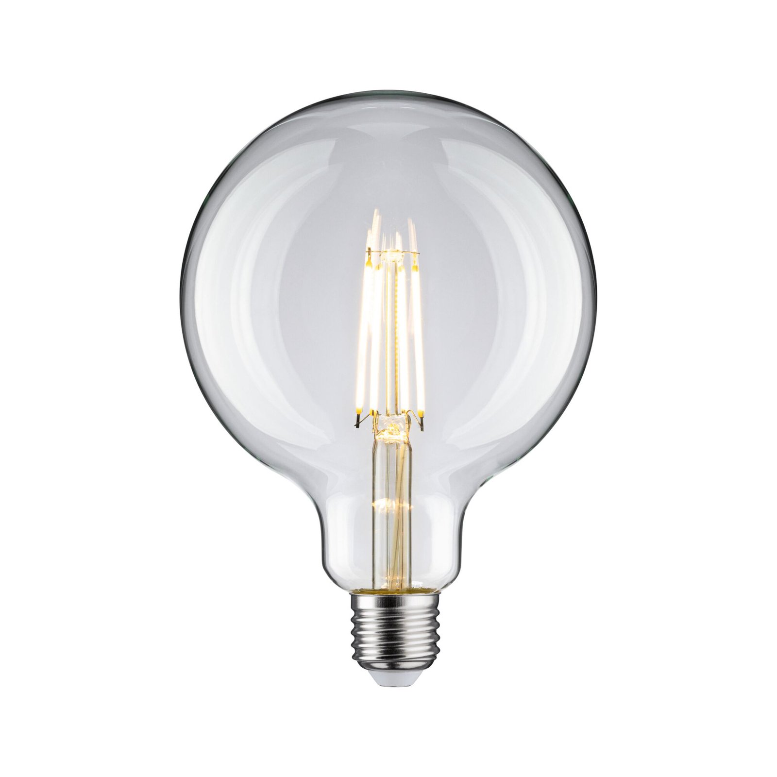 Pauleen filament LED bulb G125 E27 9 W clear 2,700 K