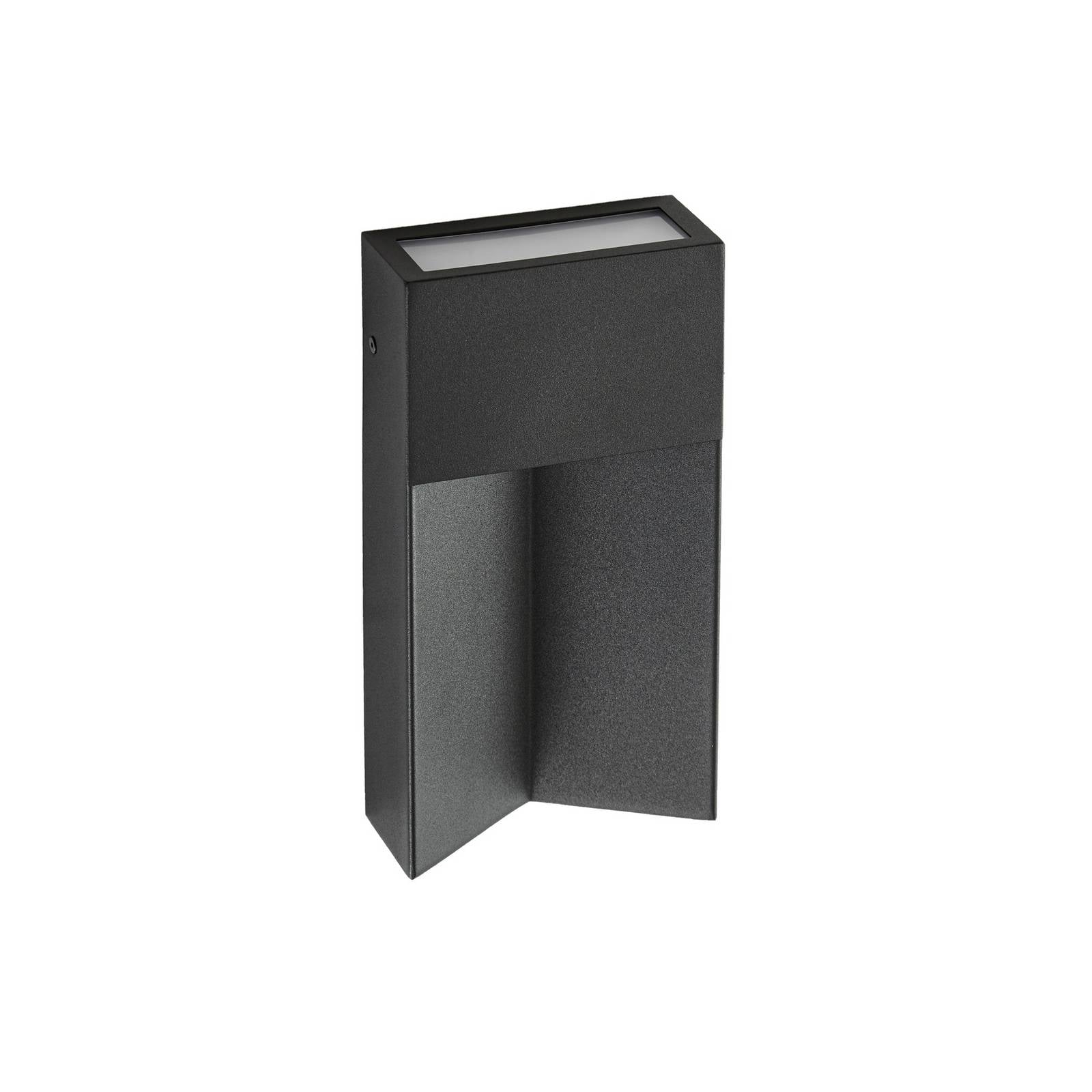 Lucande LED-Außenwandleuchte Kaholo, schwarz matt, CCT, IP44