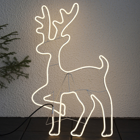 LED-dekorationsfigur NeoLED rensilhuett