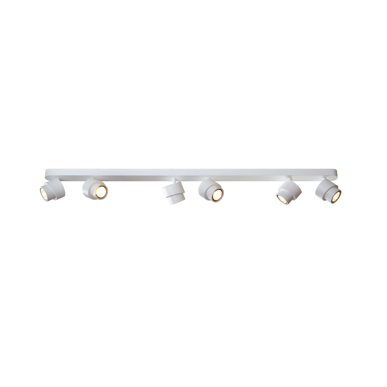 LED prožektors BRUSH, balts, 110 cm, 6-flg. Metāls, dim 2700 K