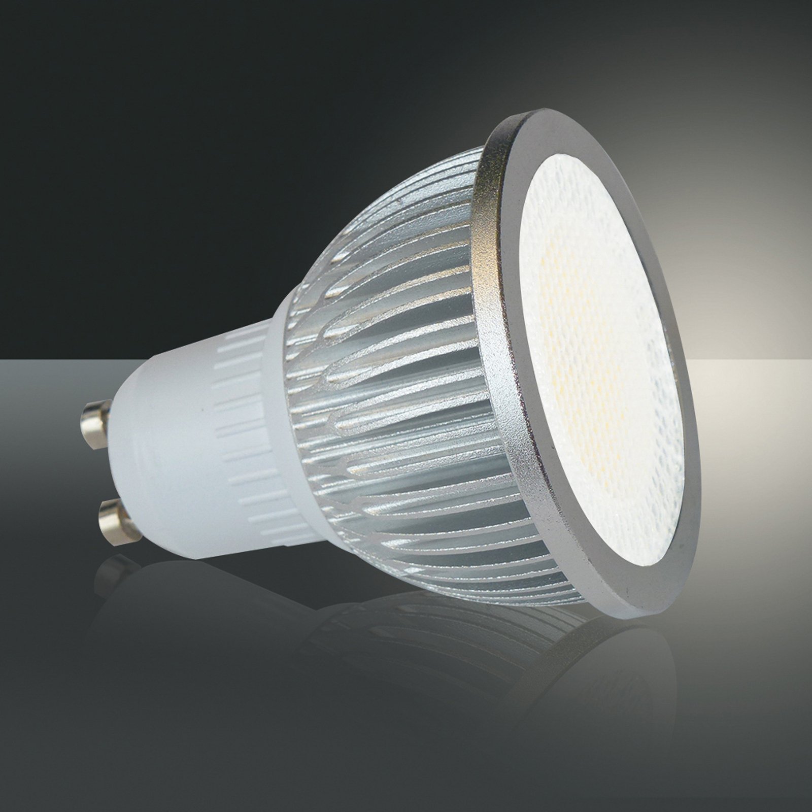 Hoogspanning LED reflector GU10 5W 830 85° 6/set
