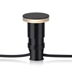 Garden 24 Decklight preto 3W lateral Ø6cm