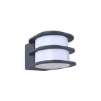 Fyra Round LED Smart Buiten Wandlamp Grijs - Lindby