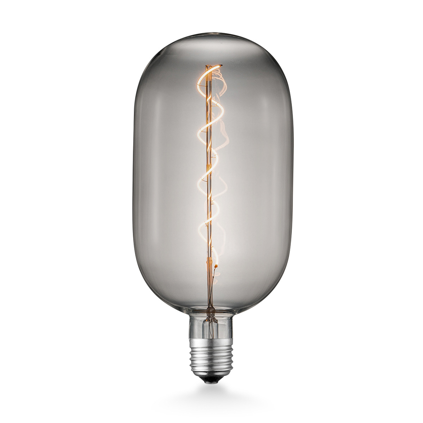 Lucande LED-Lampe E27 T140 4W 1.800K dimmbar smoke