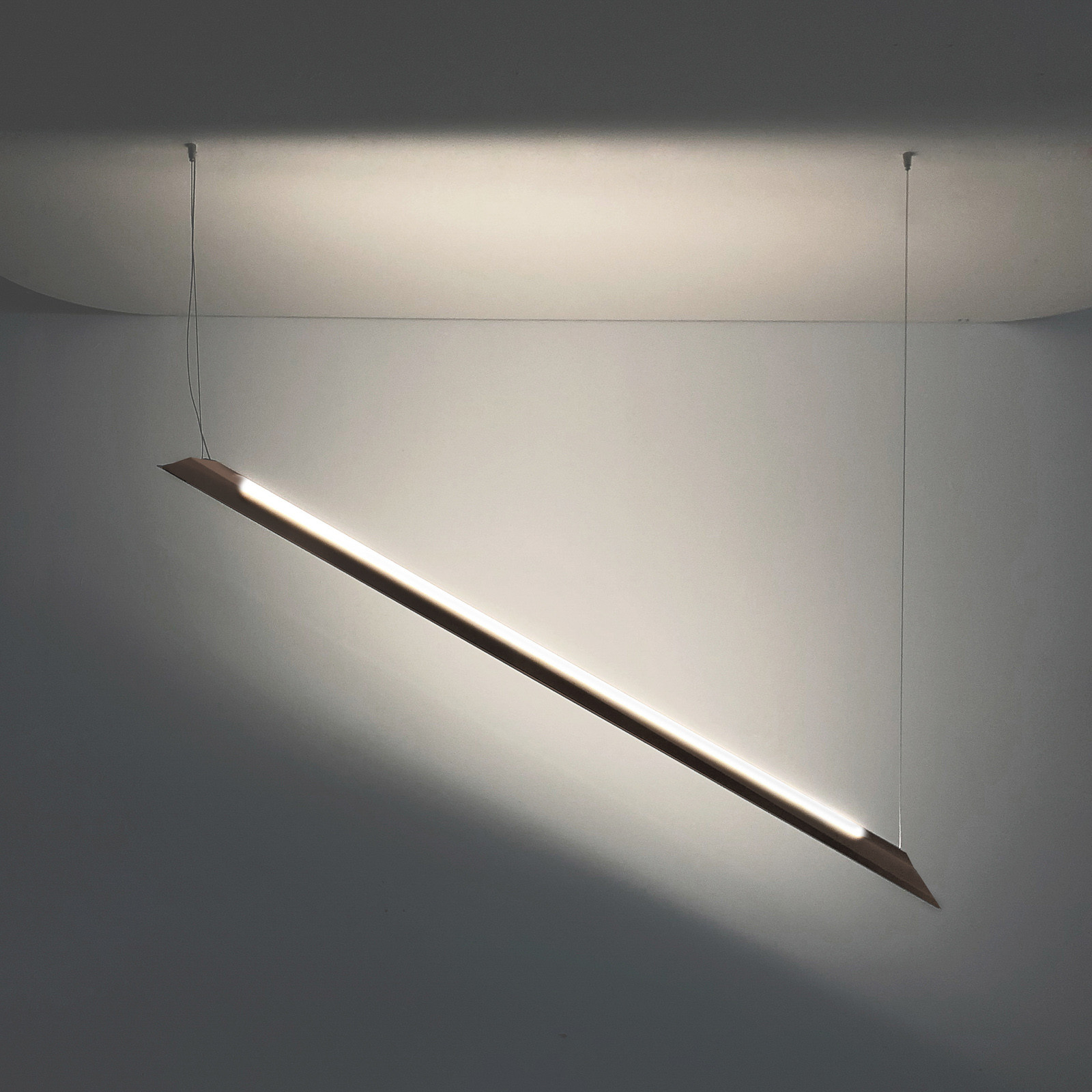Knikerboker Schegge lampă susp LED 2 becuri coffee