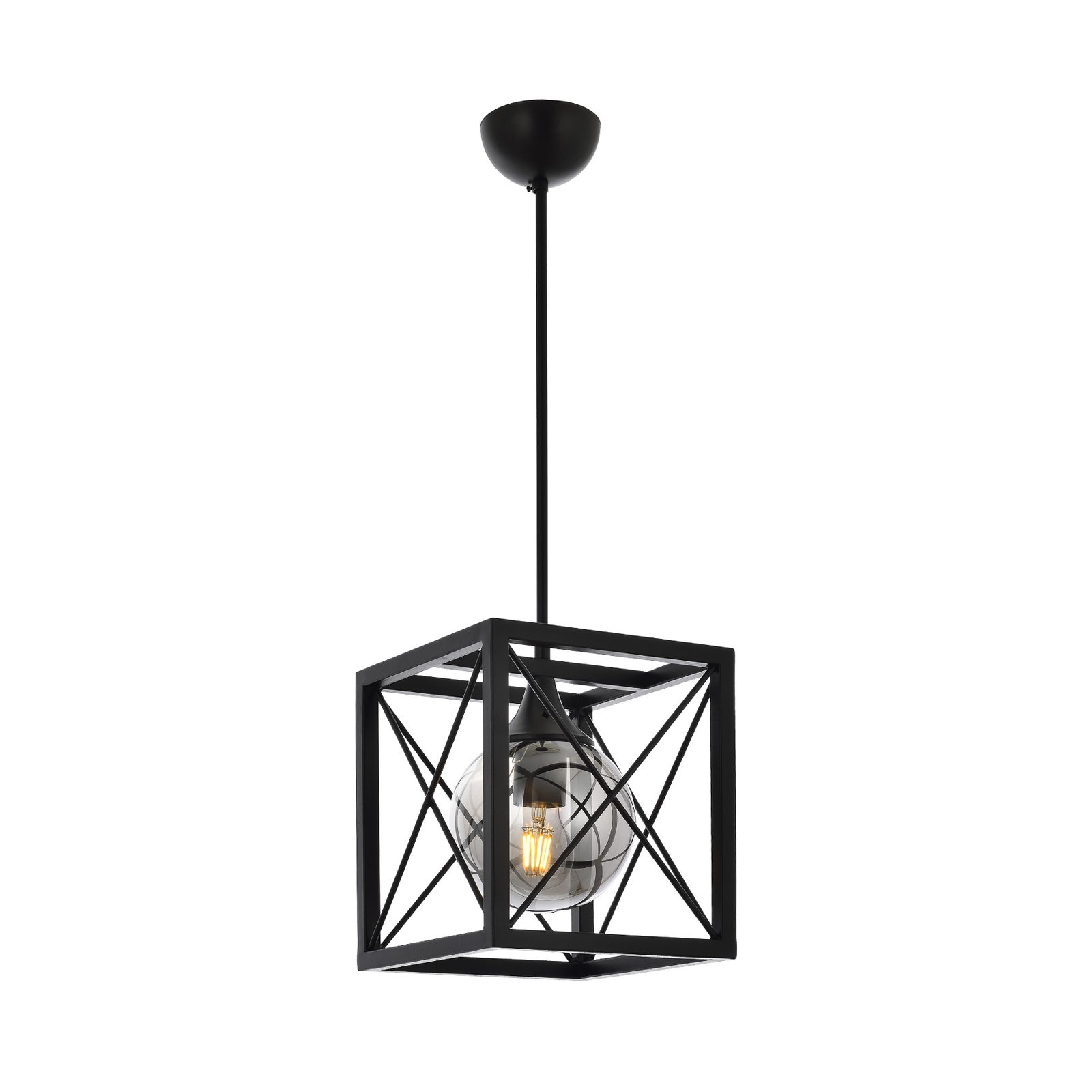 Hanglamp AV-1732-1BSY zwart, 1-lamp