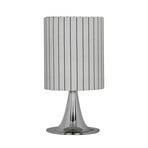 Stolní lampa Tulip 50 cm stříbrná bavlna - House Doctor