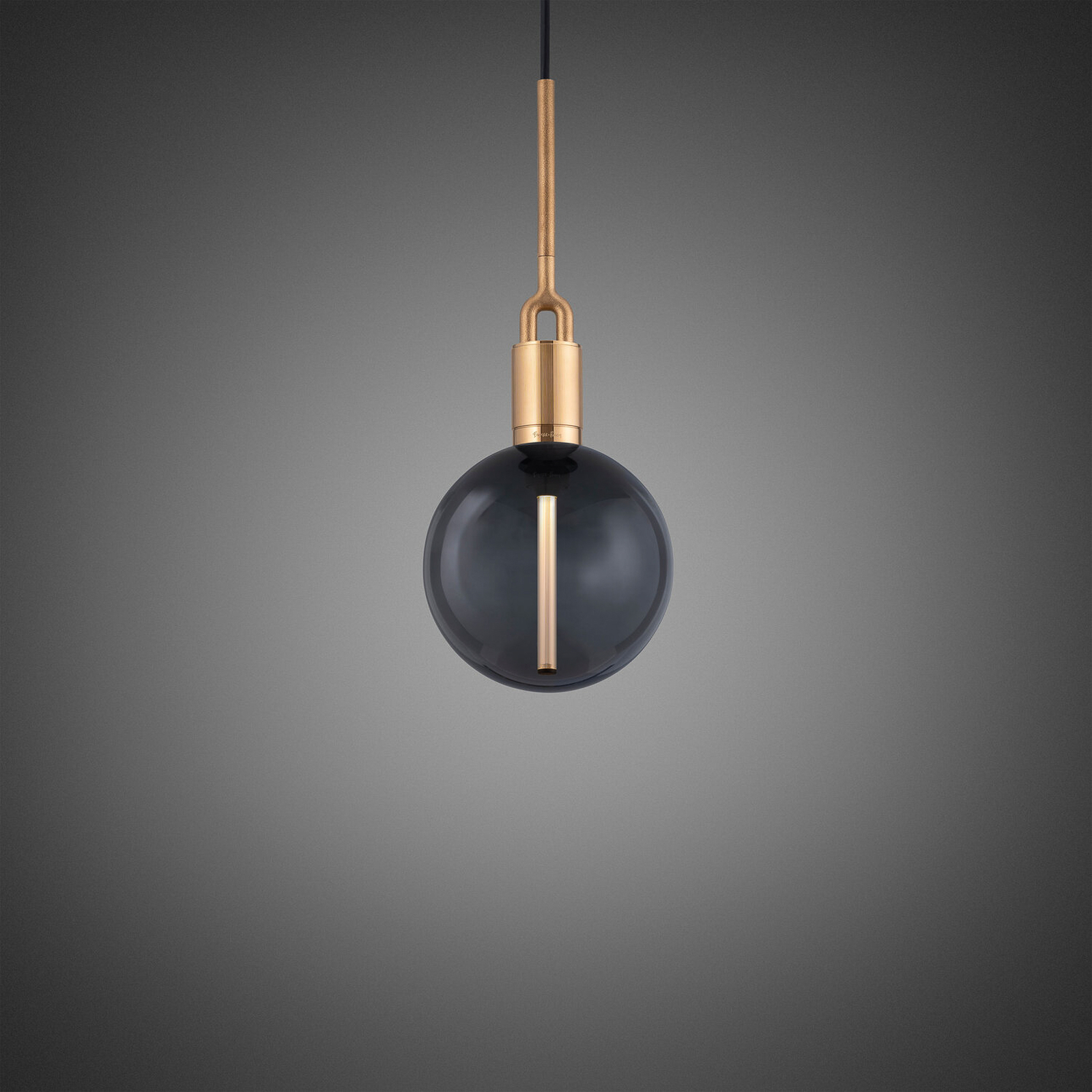 Buster + Punch Forked Pendulum Ø 20 cm alamă/fumuriu