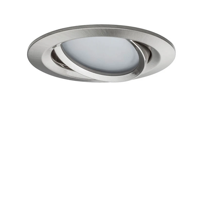 Paulmann - Nova Coin Recessed Plafond 3pcs. Ø84 RGBW Brushed Iron