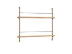 Magazine Shelving Oak/Warm Grey - Moebe