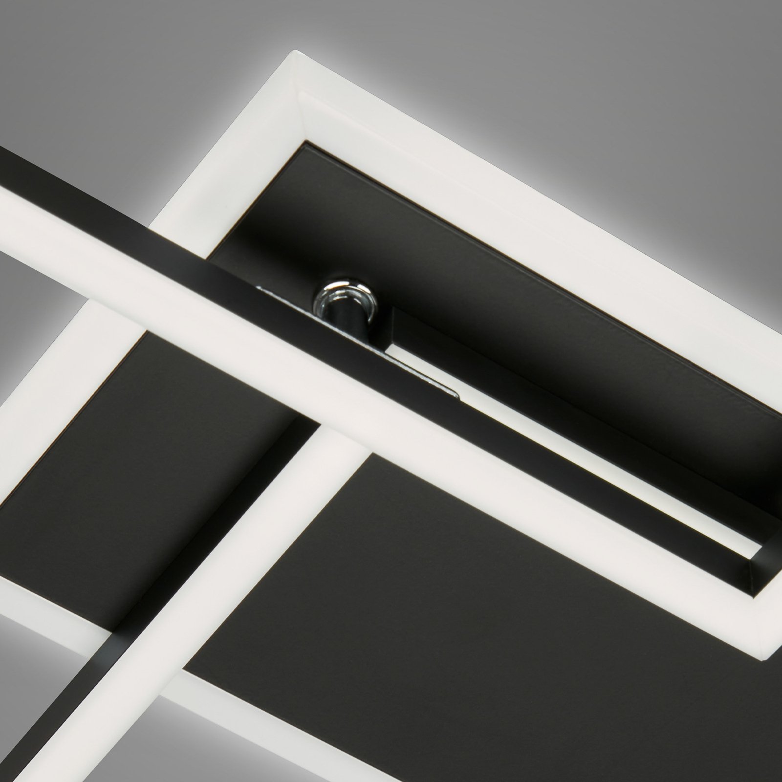 LED-Deckenleuchte Frame 2-flammig, CCT, schwarz