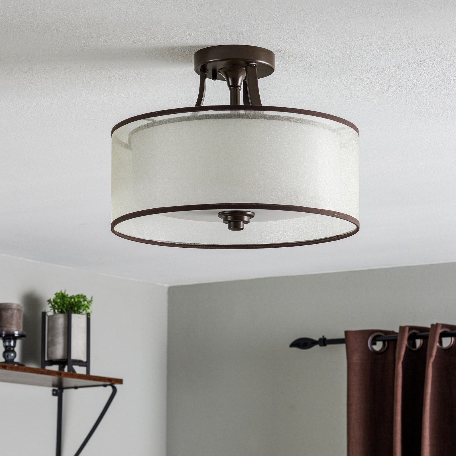 kichler lacey semi flush