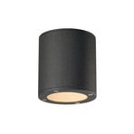 SLV Sitra udendørs loftlampe, antracit, aluminium, Ø 10 cm