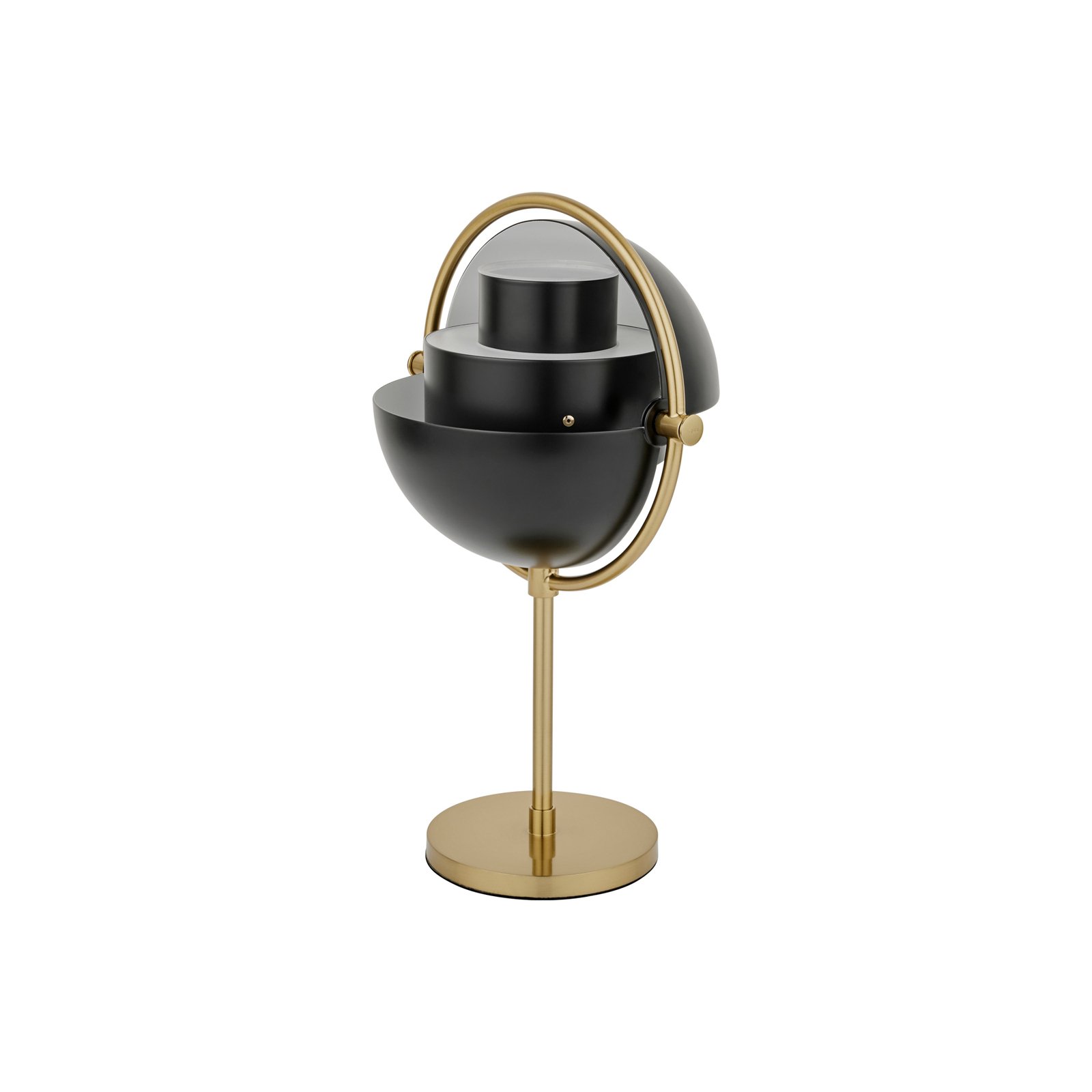 GUBI Multi-Lite rechargeable table lamp height 30 cm brass/black