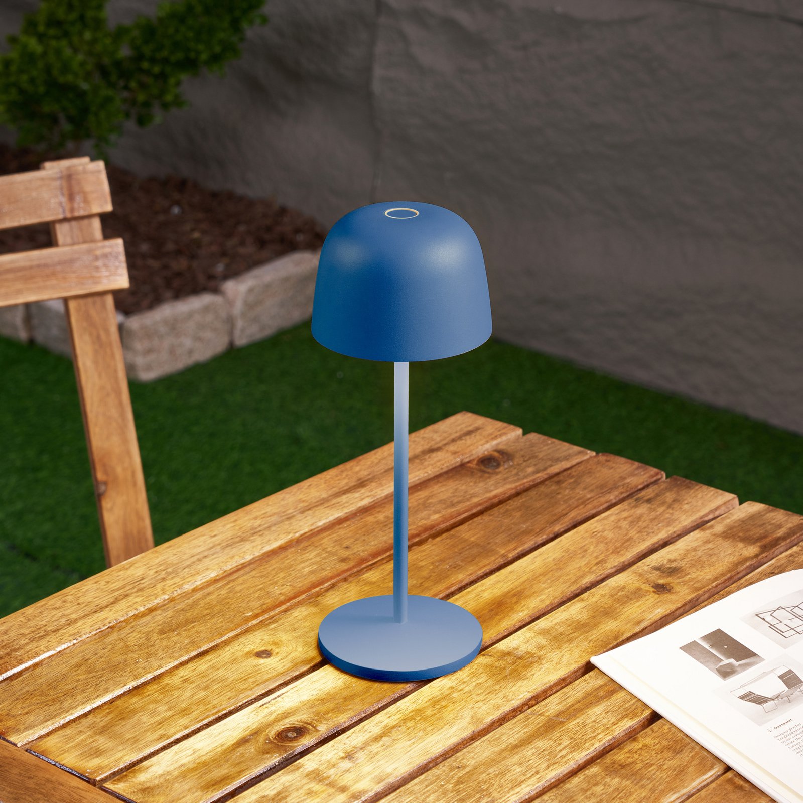 Arietty Portable Table Lamp Blue - Lindby