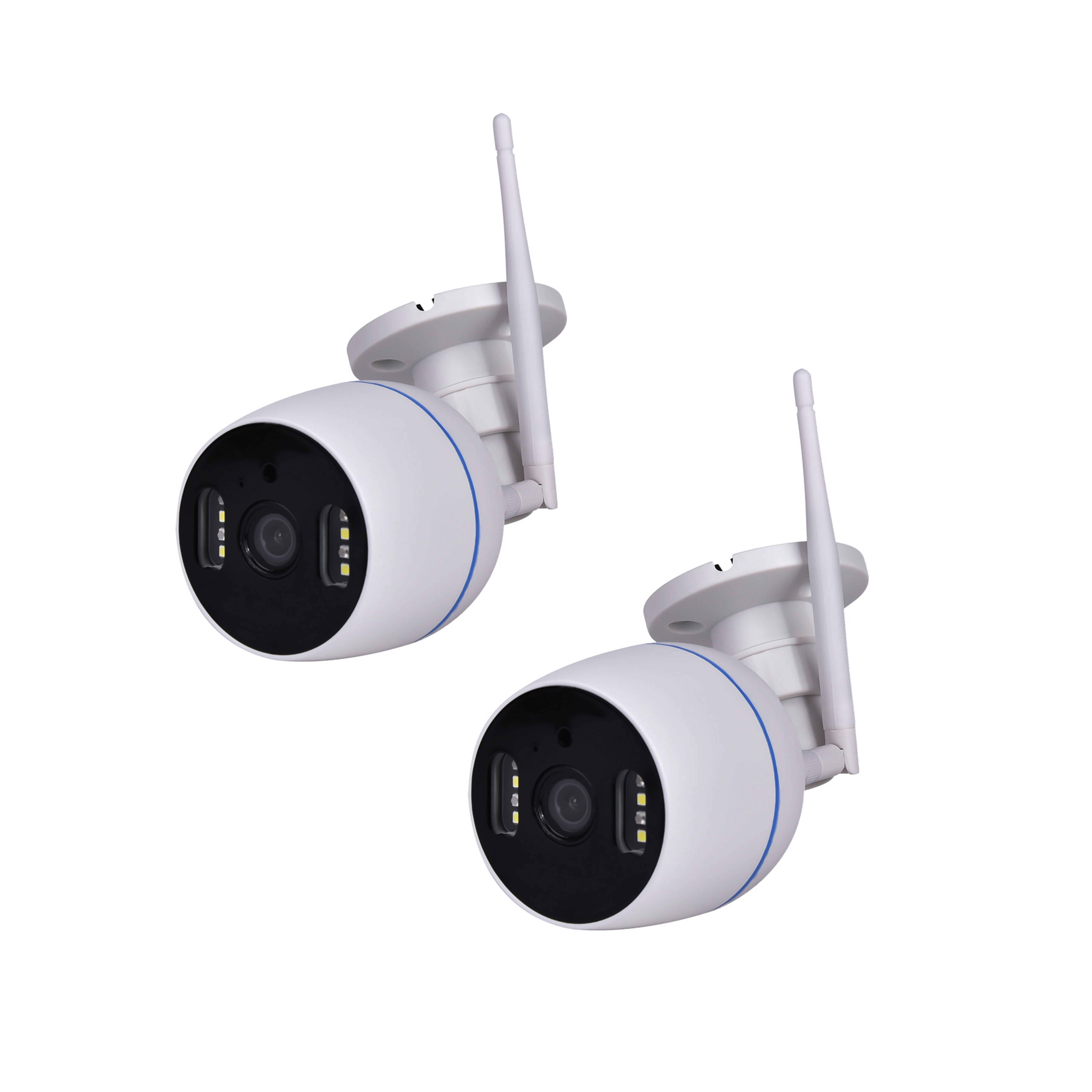 Prios Smart WLAN-Außenkamera Evaria, Tuya, Nachtsicht, 2er