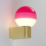 MARSET Dipping Light A1 LED-vegglampe, rosa/gull