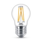 Philips WarmGlow LED E27 P45 2,5W trasparente