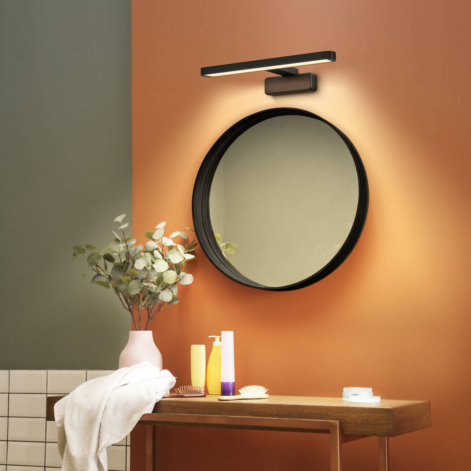 ledvance bathroom mirror applique led noire
