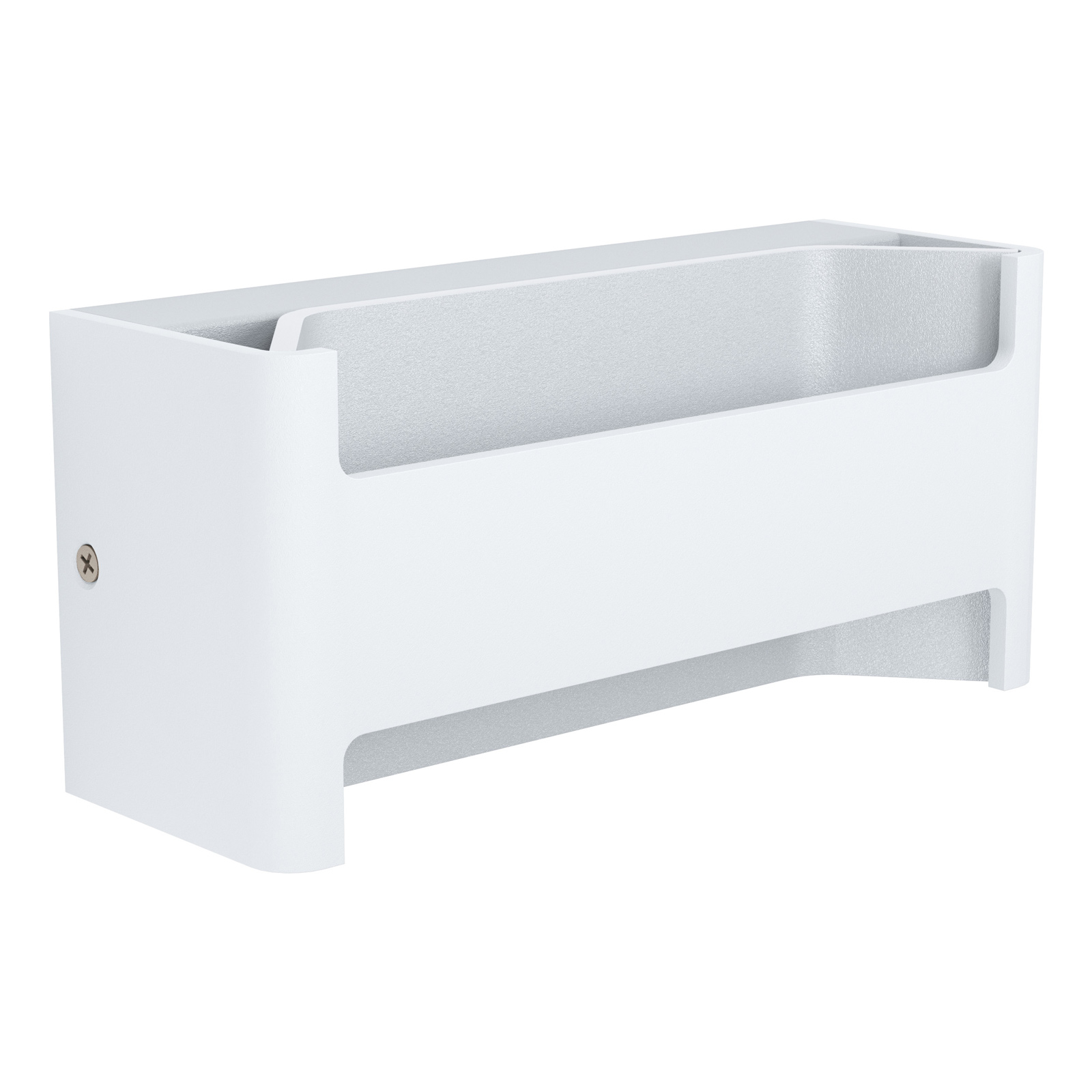 EGLO Feloniche LED wall light in white, for Living / Dining Room, aluminium, plastic, 10 W, energy efficiency: A++, W: 22 cm, H: 10 cm