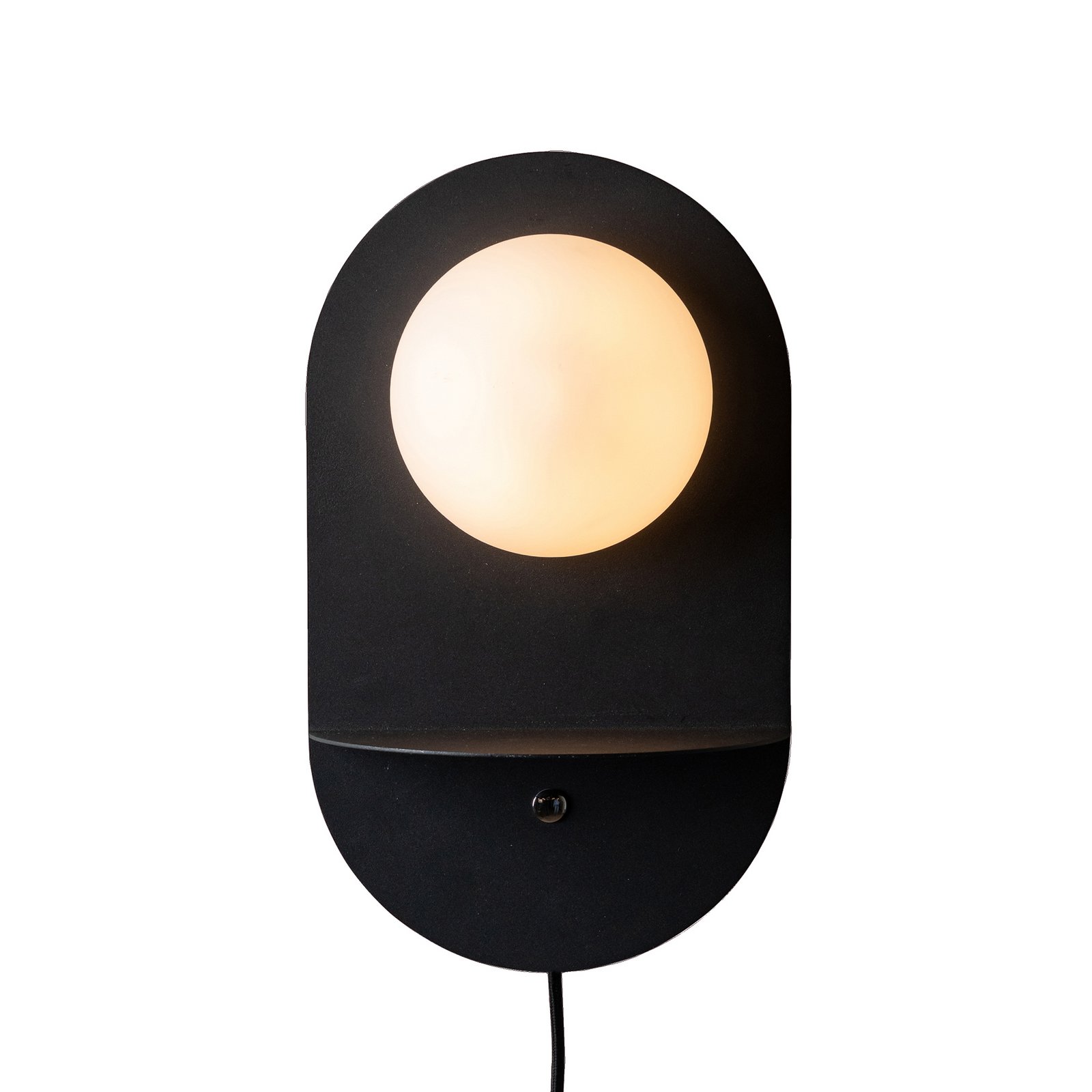 IT'S ABOUT ROMI Wandlampe Tokyo, schwarz, Stecker, Ablage
