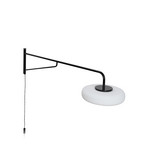 Sway LED-vägglampa, svart, utskjutning 120 cm – Hübsch