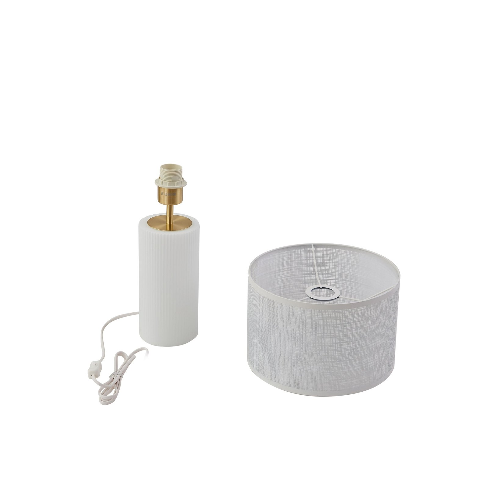 Sorscha Lámpara de Sobremesa Blanco - Lindby