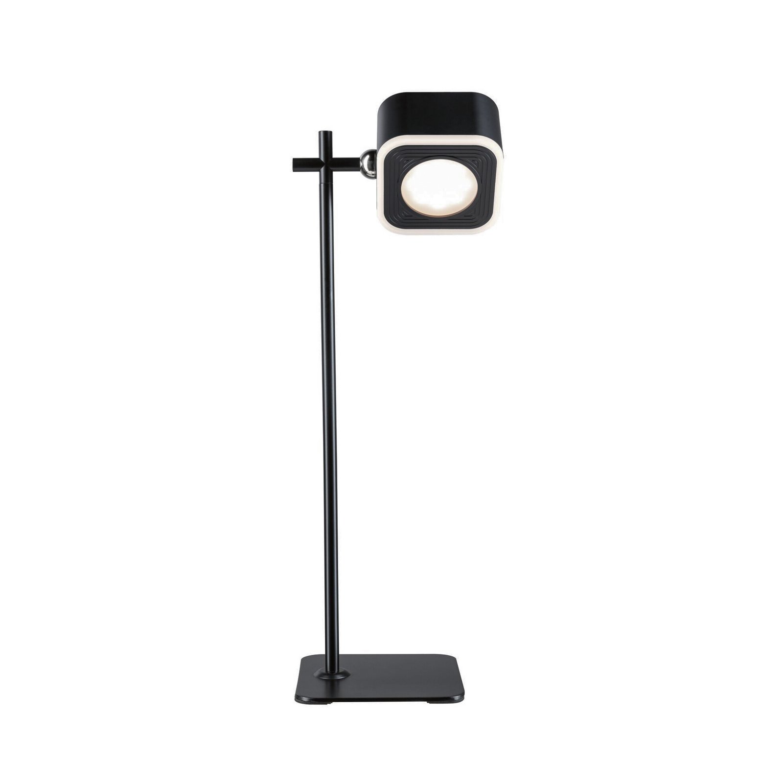 Lampa de masă cu baterie LED Paulmann Varia, negru, 37 cm dimabil CCT
