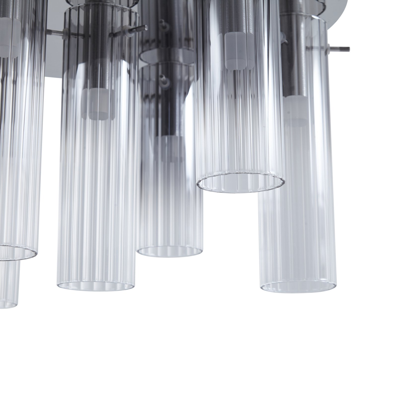 Korvitha 7 LED Plafoniera Smoke/Silver - Lucande