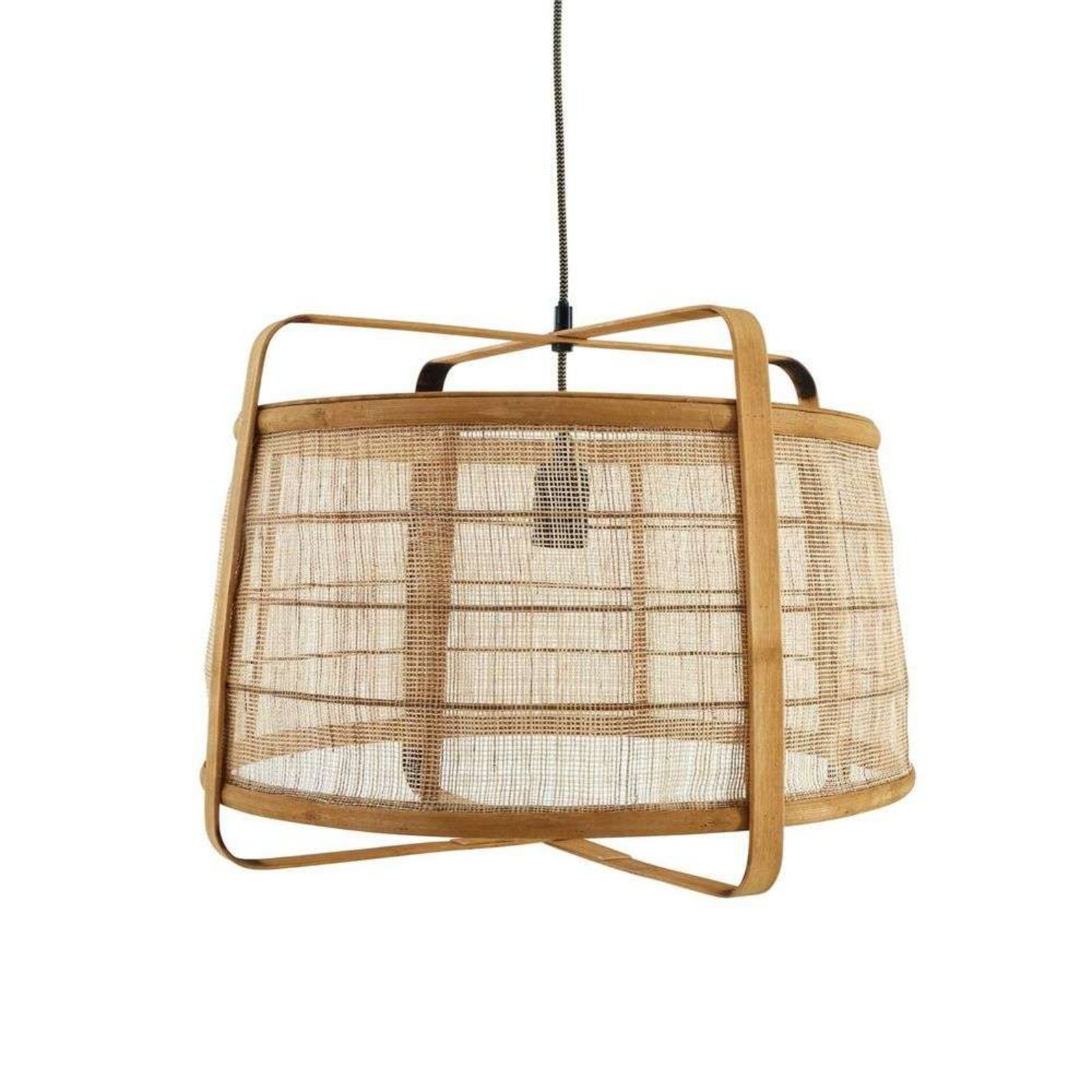 Liriana Lustră Pendul Bamboo/Black  - Lindby