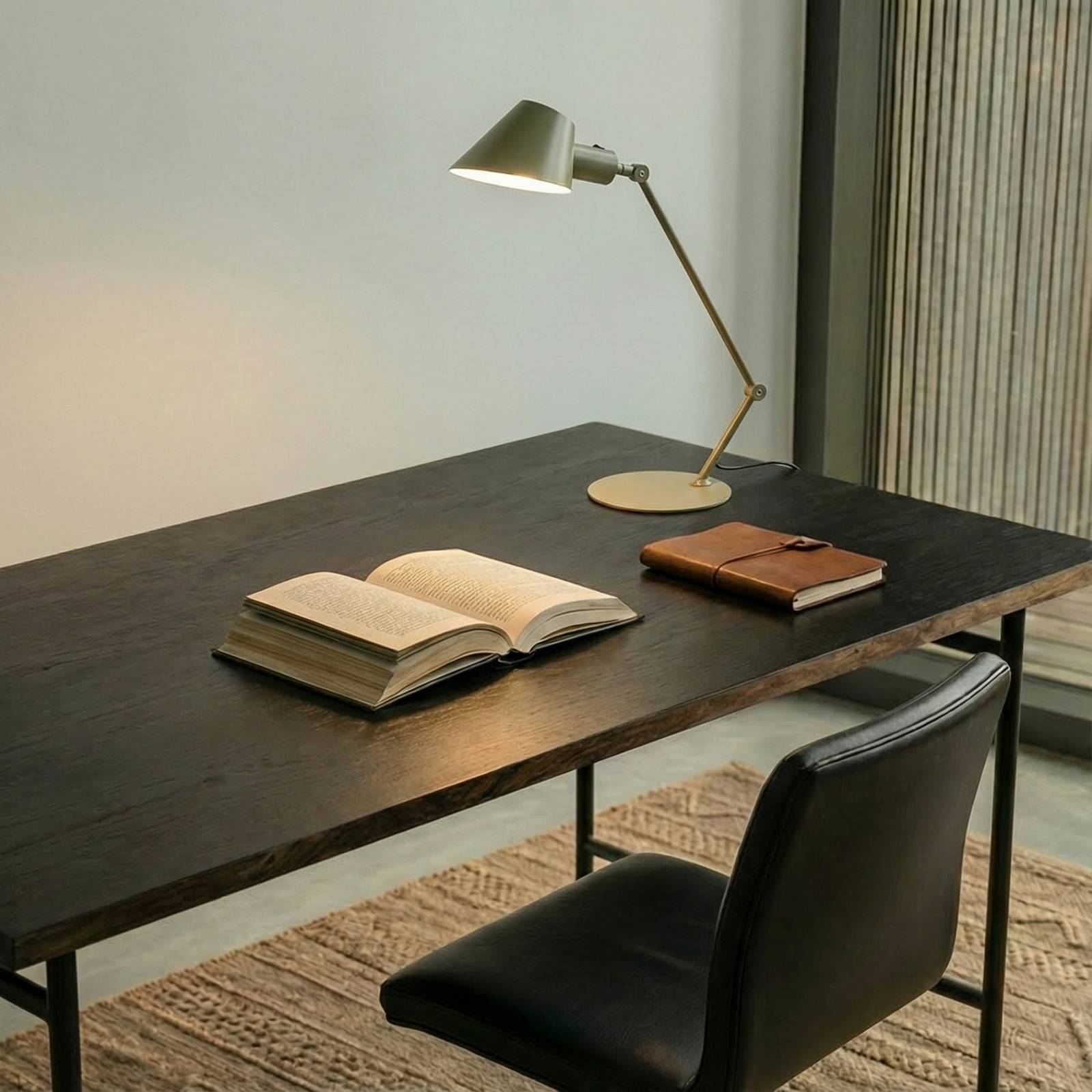 Lindby Tischleuchte Corali, hellgrün, Metall, Höhe 64cm günstig online kaufen