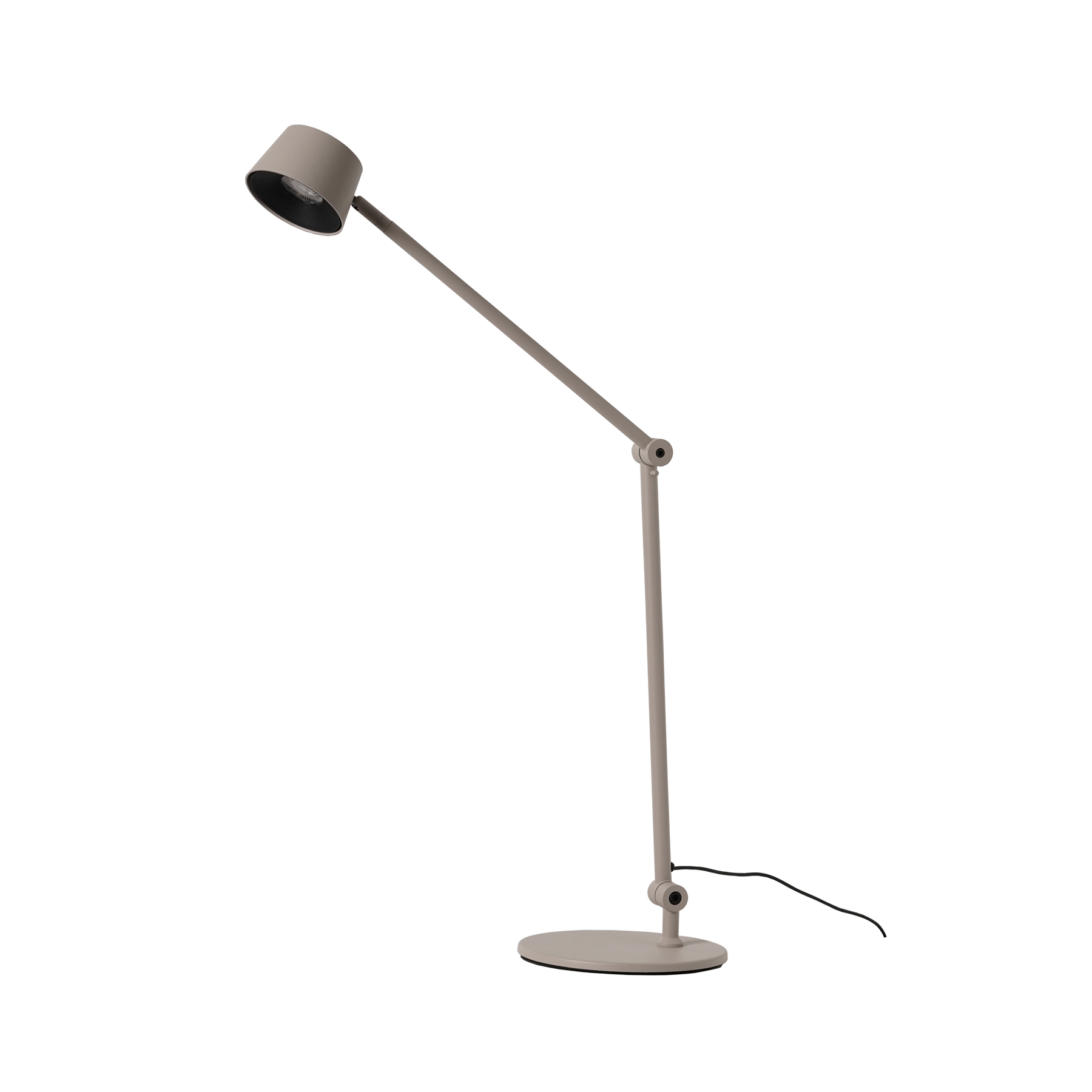Direction T1 LED tafellamp, grijs mat, hoogte 56 cm - Antidark