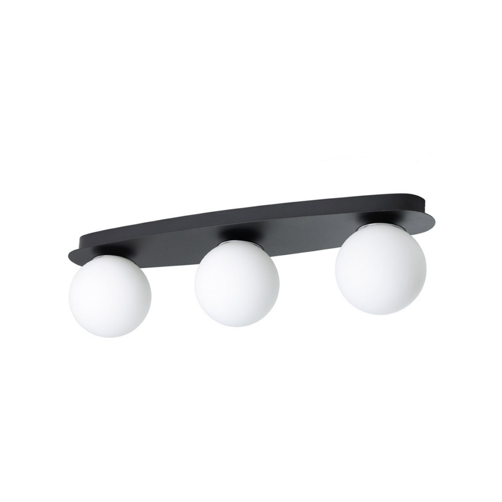 EGLO plafondlamp CASTROVIDO zwart 58 cm 3-lamps IP44 G9-LED