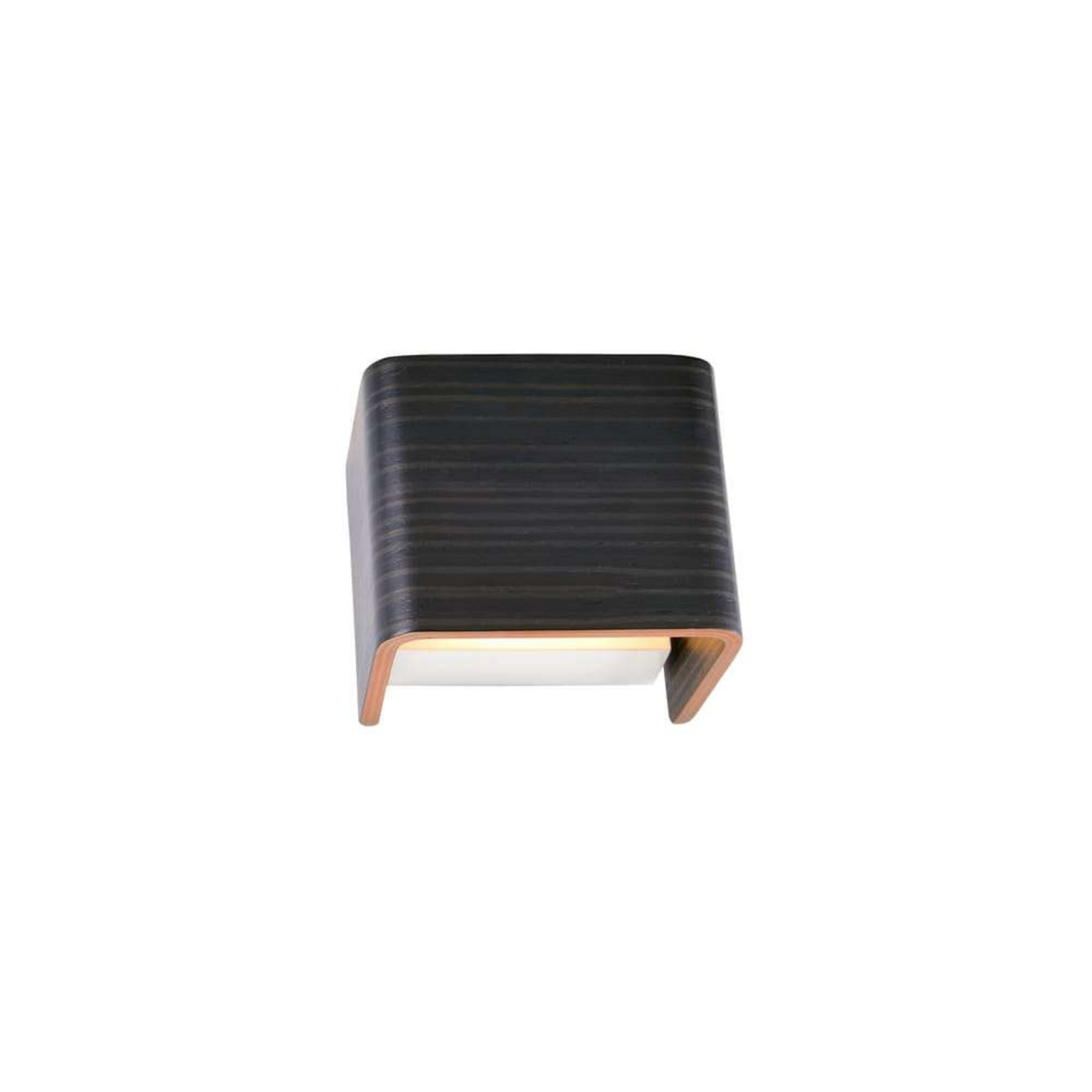 Mana Square Væglampe DTW H10xL12 Grey/Brown - SLV