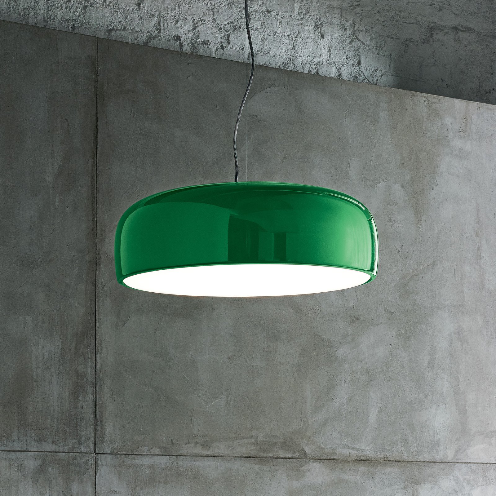 FLOS Smithfield S LED pendant light in green