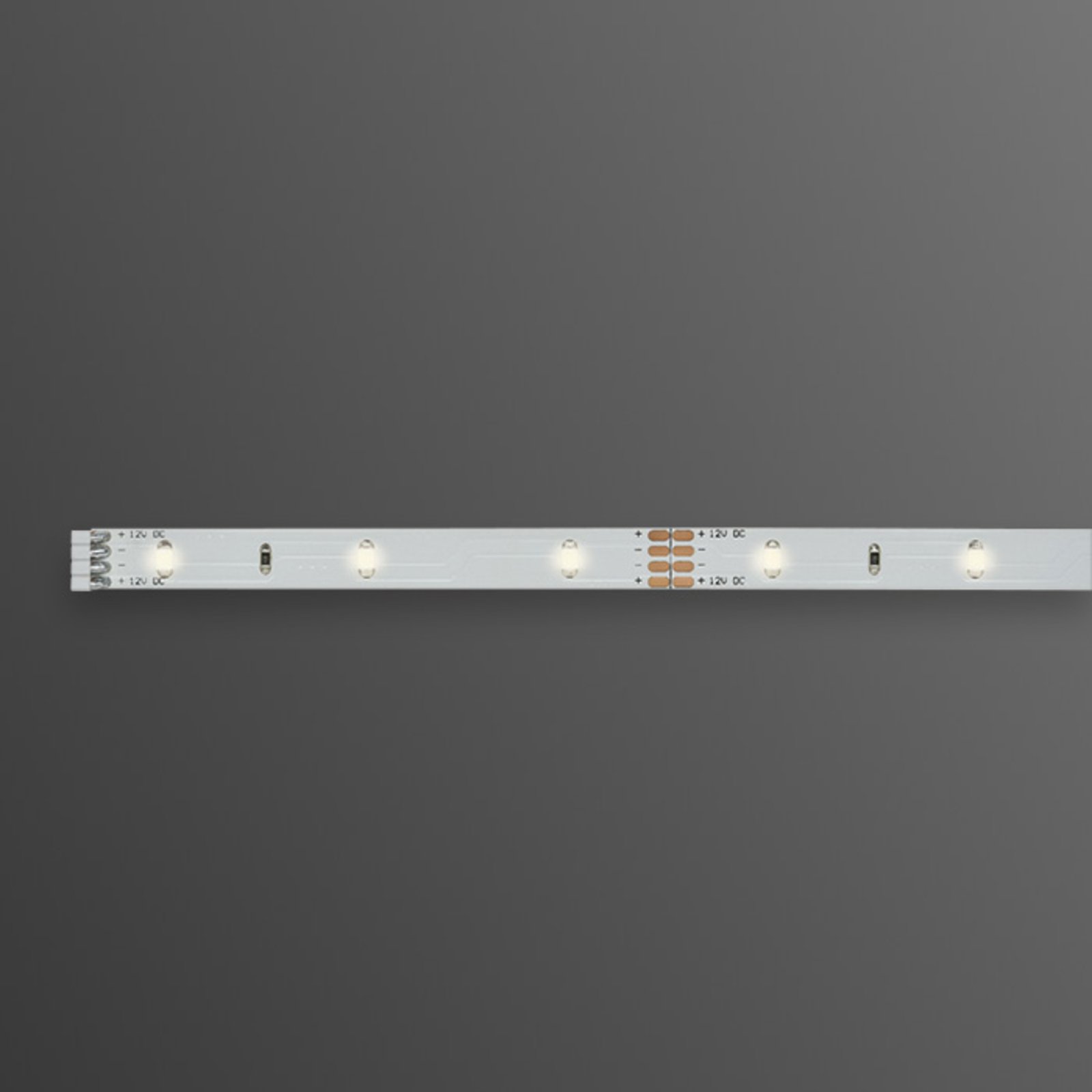 Varmhvit LED-Stripe YourLED, 1m, hvit