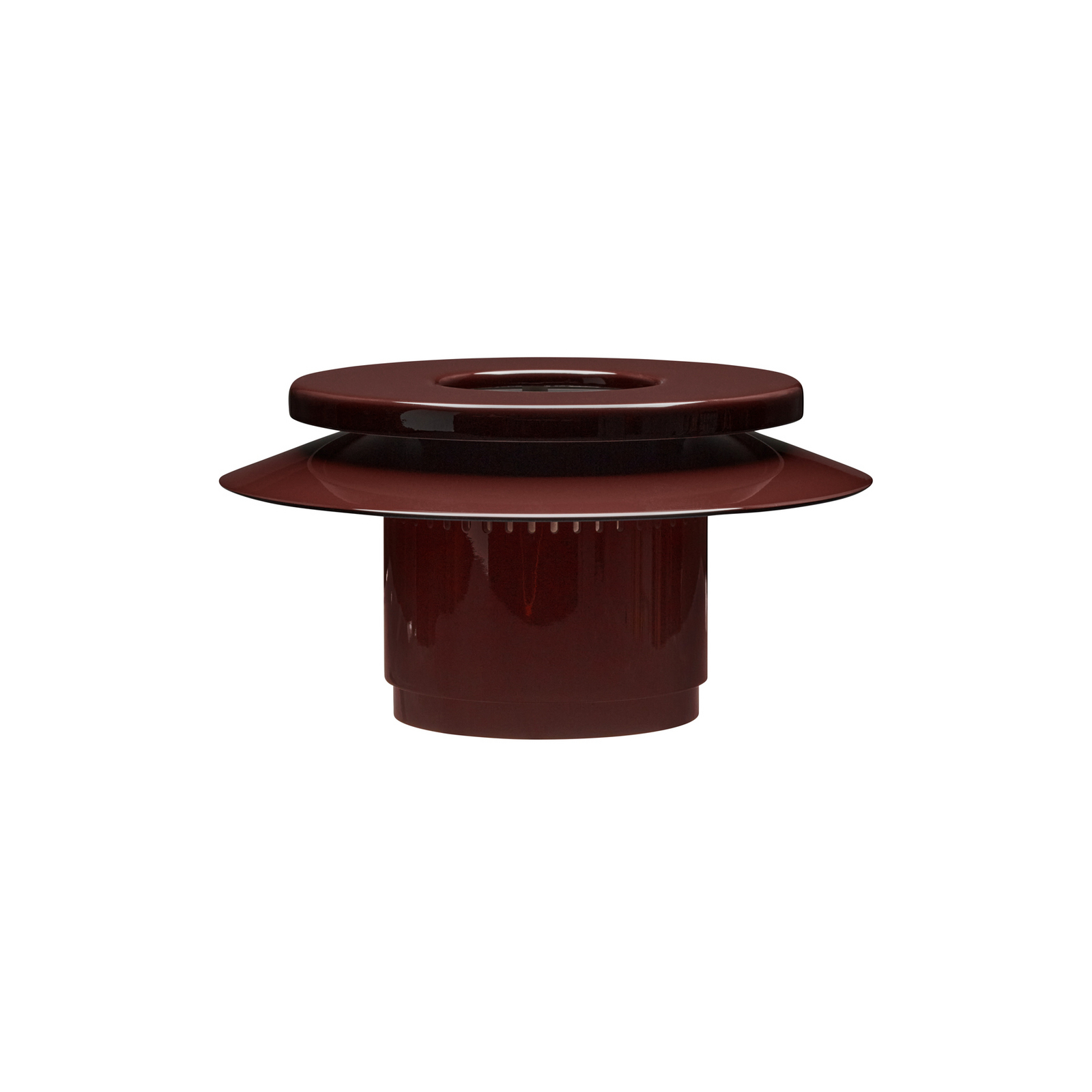 Lille 18 Wandleuchte, dunkelrot, Aluminium, Ø 18cm - Pholc