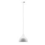 Lampa wisząca Dyberg Larsen Pyra, Ø 23 cm, biały, metal