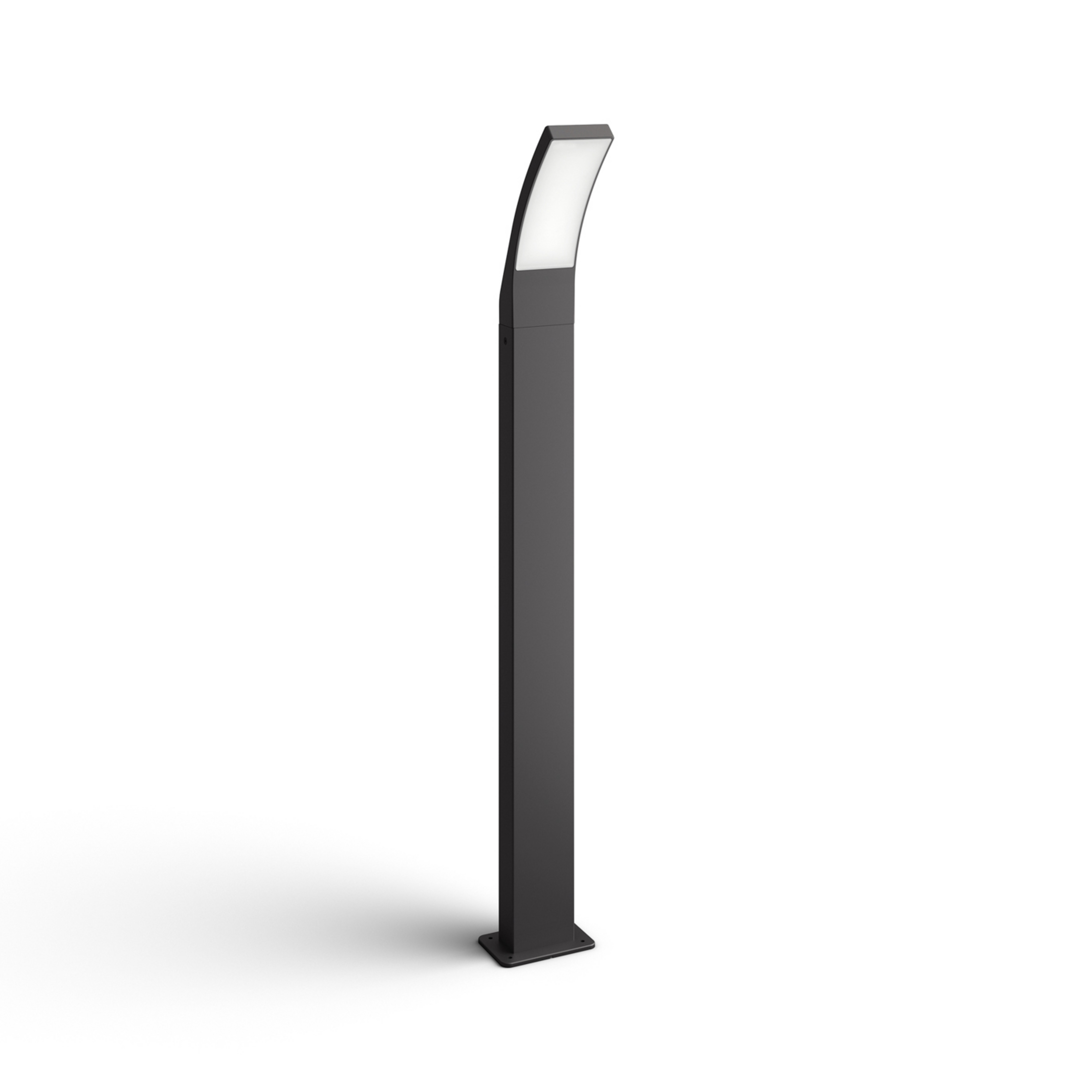 Nástenné svietidlo Philips LED Splay, 96 cm, 2 700 K, antracit, IP44