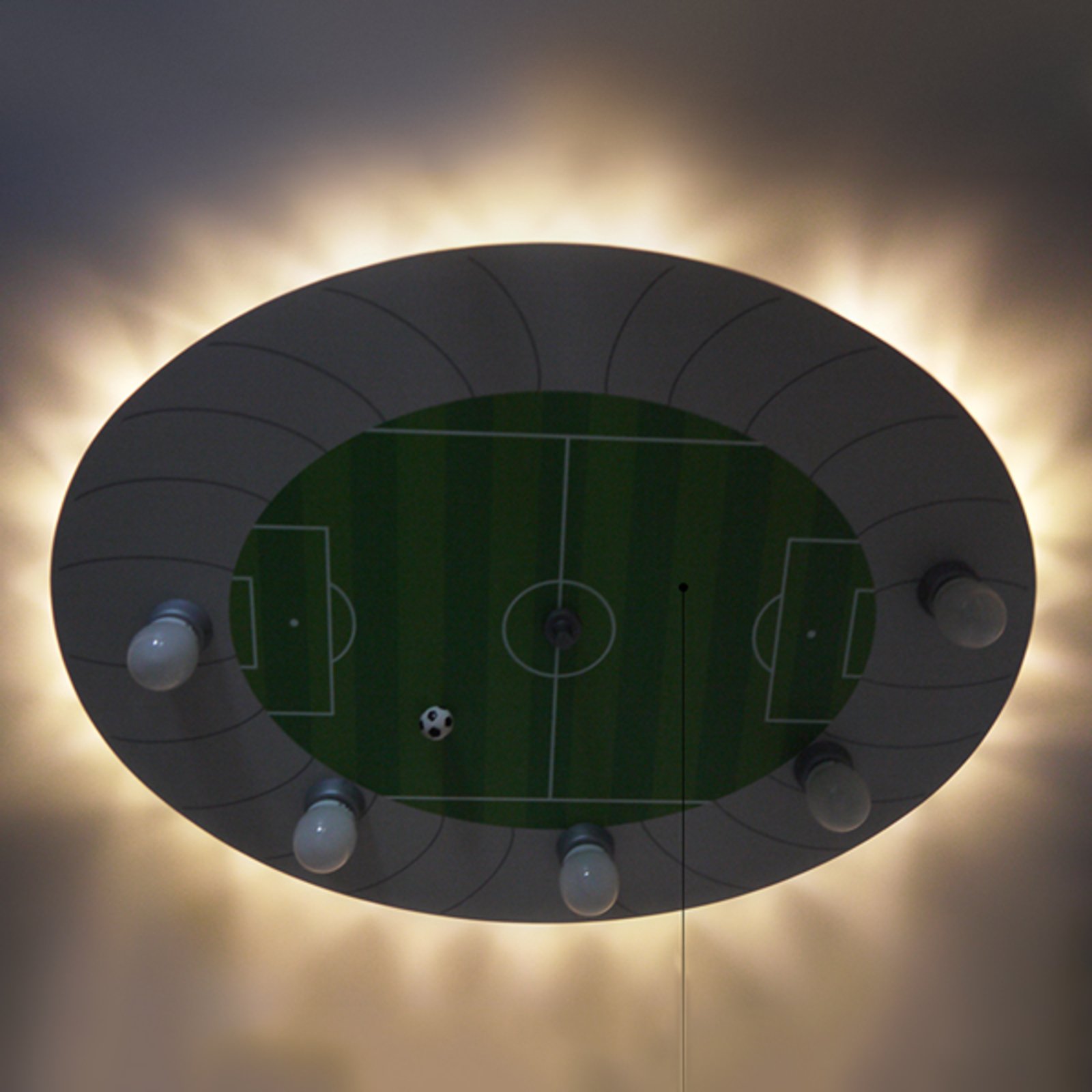 Loftlampe Fußballstadion med LED-lyspunkter