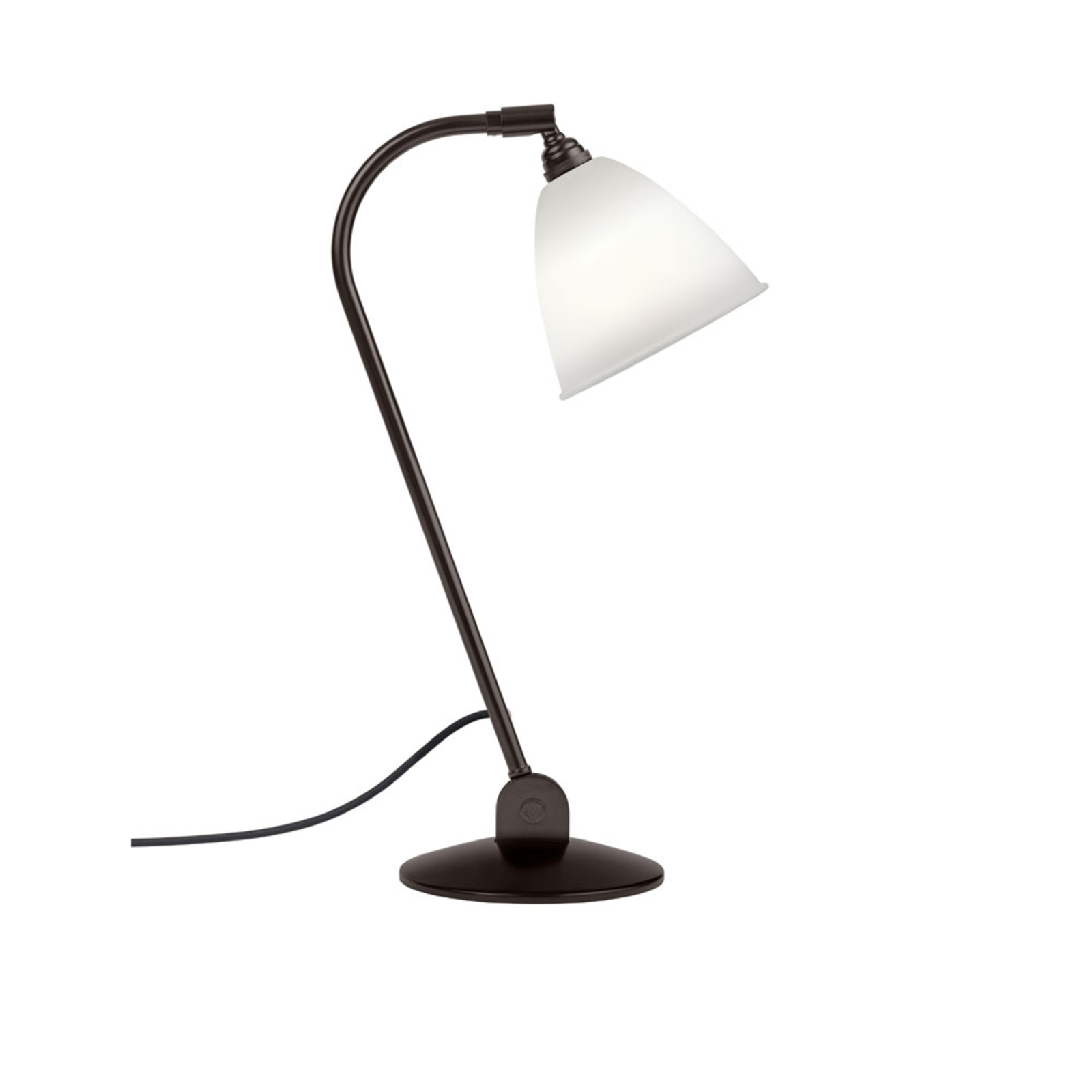 Bestlite BL2 Lampă de Masă Ø16 Black Brass/Porcelain - GUBI